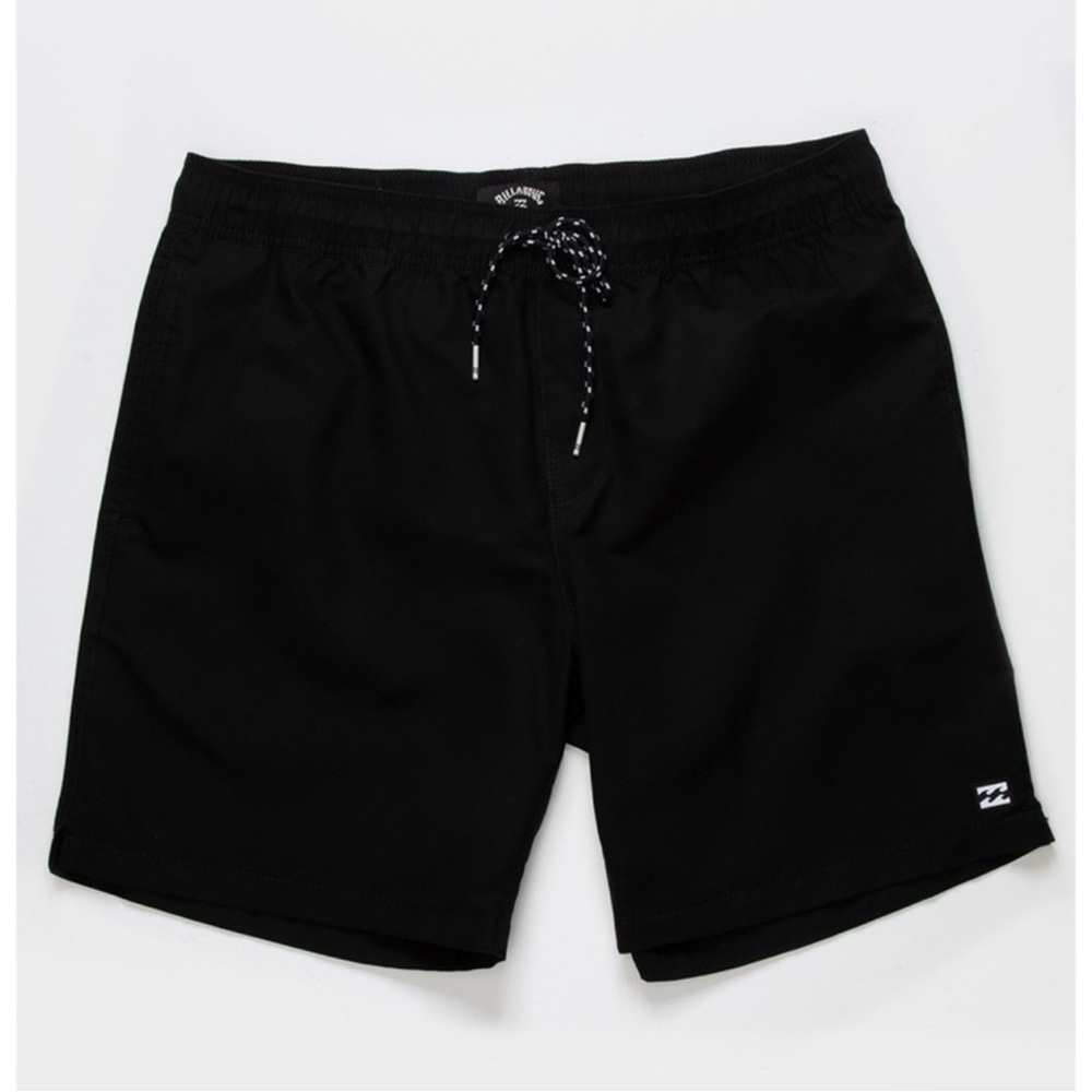 Billabong Men’s Classic Black Swim Shorts, Lightweight, Medium